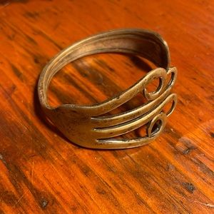 Silver plated fork bracelet. 60’s unique and very cool!